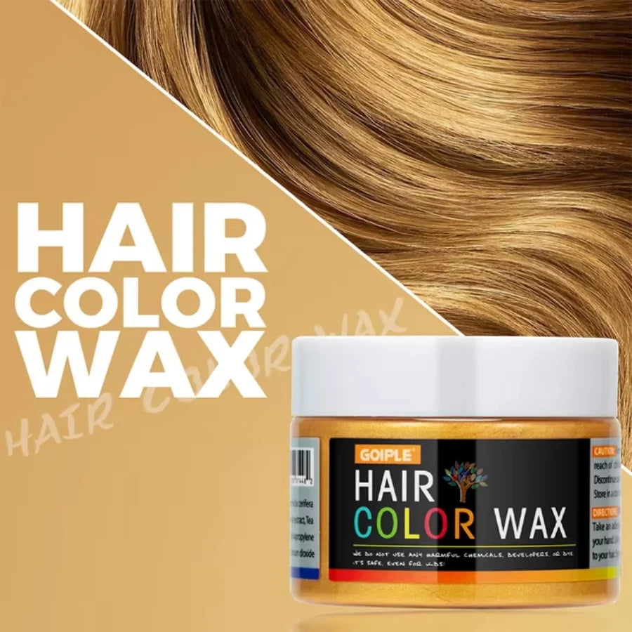 Valentine's Day DIY Hair Dyed Mud Hair Colour Wax Easy To Wash Coloring Cream One-time Hairs Beard and Eyebrows Colour Products