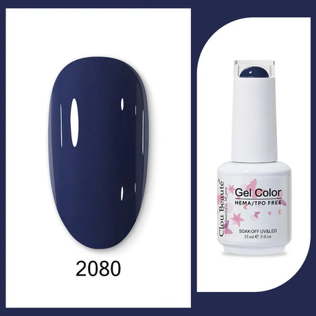 Clou Beaute 15ml HEMA TPO FREE Gel Nail Polish Bright Dark Army Green Gel Lacquer Semi Permanent Art Organic  Nail Gel Varnish