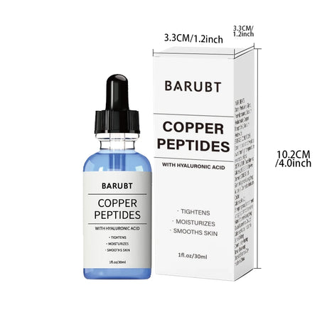 Copper peptide hyaluronic acid facial essence 30ml - moisturizing, smoothing and brightening
