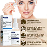 EELHOE Lactobionic Acid Pore Shrink Face Serum Skin Repair Remove Blackheads Acne Skin Care Lasting Moisturizing Korean Cosmetic