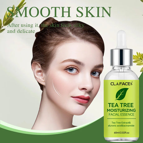 YOUNGCOME Tea Tree Oil Facial Essence Tightens Skin, Whitens and Fades Spots, Suitable for All Seasons