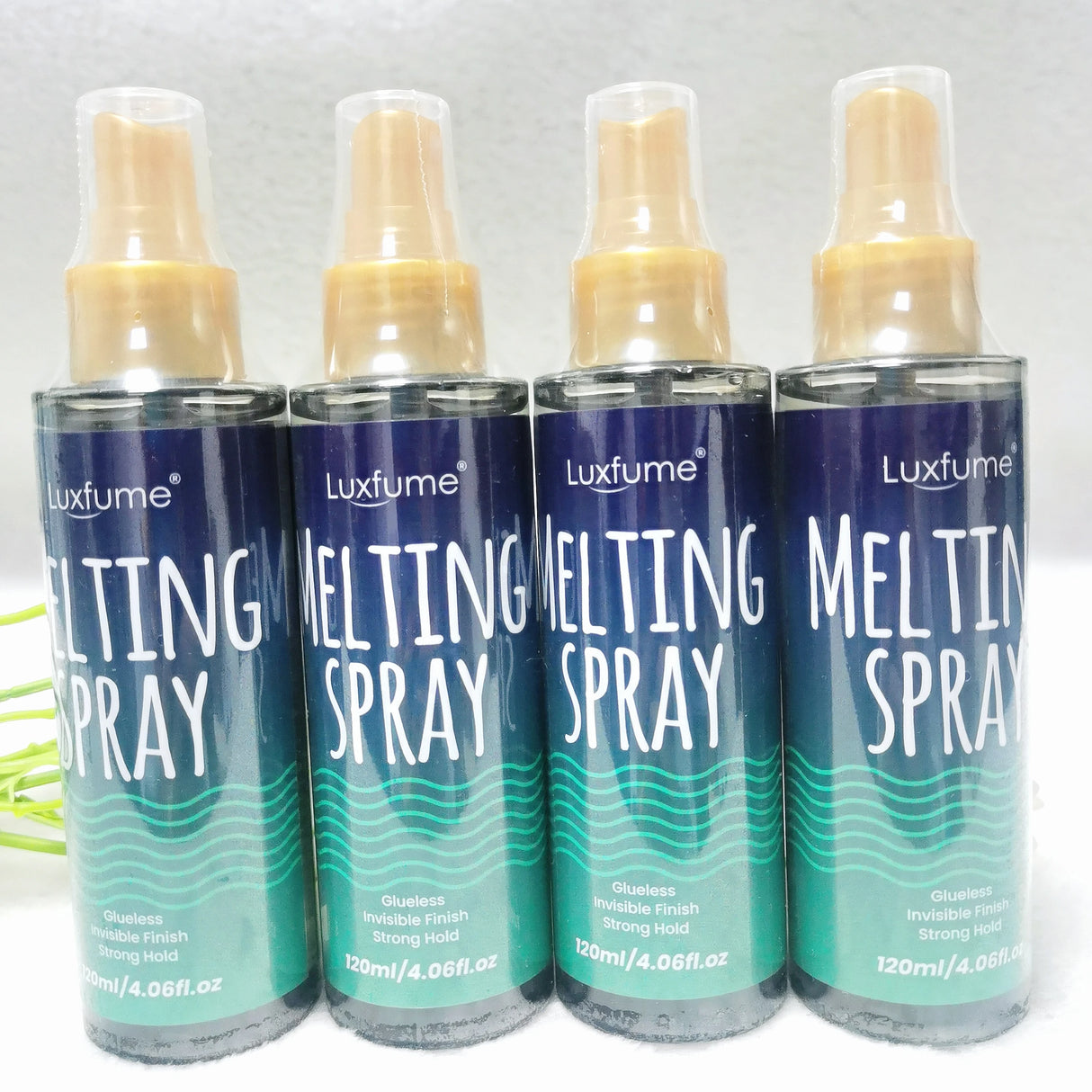 120ML Melting Spray For Lace Wigs Lace Melting And Holding Mousse Finishing Lace Hold With Tint Spray For Lace Wigs