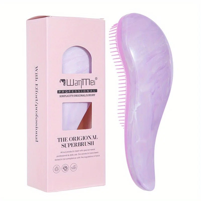 1pcs Detangling Hairbrush Soft Scalp Massage Comb Anti-static Gentle Grooming Brush Salon Hair Styling Brush Accessories Tools
