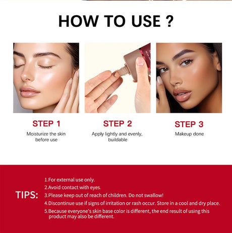 5 Colors Matte Liquid Foundation Base Sweat Resistant Smooth Cover Blemish Pores Natural Matte Finish Lightweight Face Makeup Cosmetic Base