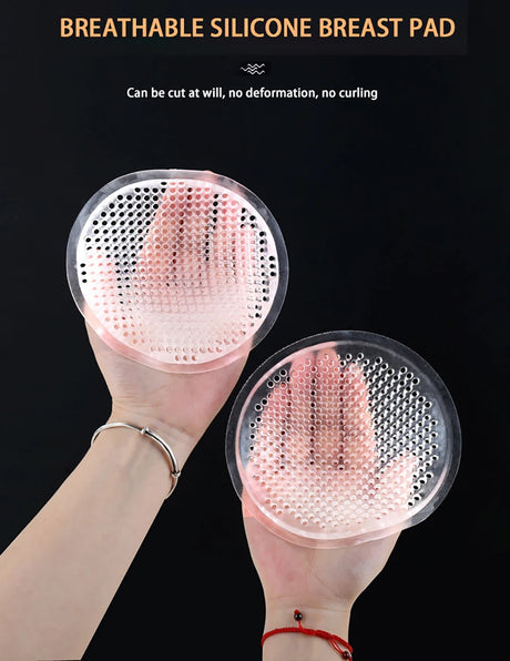 Reusable Breast Silicone Bra Inserts Swimsuit Bikini Cup Enhancer Silicone Adhesive Push Up Clear Gel Chest Pads Breast Lift Pad