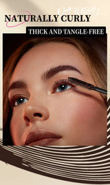 QIBEST 4D Silk Fiber Eyelash Mascara Waterproof Colorful Mascara For Eyelash Extension Thick Lift Lengthening Lasting Makeup