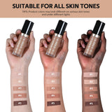 Lakerain 5-Color Waterproof Concealer Matte High Coverage Oil-Control Foundation For Acne Scars And Dark Circles Cosmetics