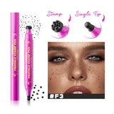 Double Eyeliner Freckles Pen All-in-One Natural Waterproof Lasting Seal Spot Pen Natural Simulation