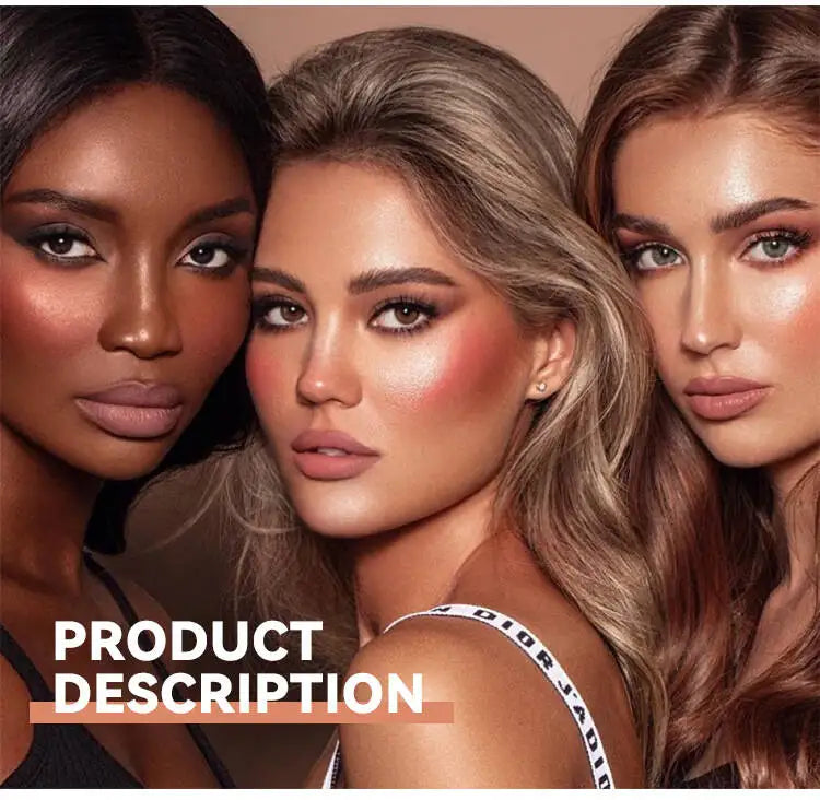 MLSMILE Highlight Contour 3-pack For 3D Makeup Brightening Skin Tone Face Blush Stick 3 Pcs Set 2025 New