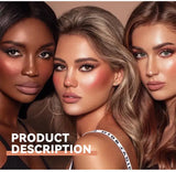 MLSMILE Highlight Contour 3-pack For 3D Makeup Brightening Skin Tone Face Blush Stick 3 Pcs Set 2025 New