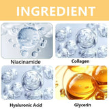 SEYHZE 8in1 Hydrating Facial Serum & Tightening Cream Set 2pcs Skincare Kit with Niacinamide Collagen Ceramides Aloe + Snow Aloe