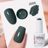 Clou Beaute Grey Color Nail Gel Polish Full Coverage Nail Polish Dark Red Gel Lacquer Varnish Vernis Semi Permanent Nail Art