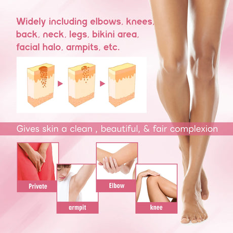 Body Whitening Cream Dark Spot Corrector for Underarms Knees Inner Thighs Brightening Moisturizing Intimate Area Lighten Lotion