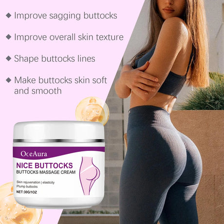 Buttock Enlargement Cream Prevent Sagging Improves Buttocks Skin Loosening Tightening Shaping Firming Lifting Hip Firming Cream