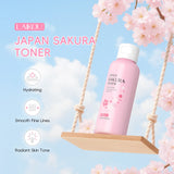 LAIKOU Japan Sakura Toner with Niacinamide Hyaluronic Acid Vitamin C 100ml - Moisturizing Refreshing Gentle