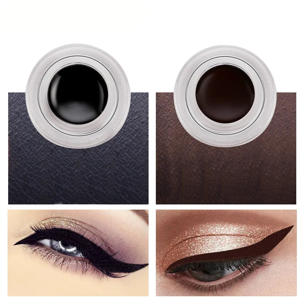 Miss Rose Kajal Eyeliner Pen, Smooth Black Waterproof Eye Liner with Shimmery Eye Makeup Finish