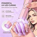 Handheld Nail UV Lamp With Screen Display, Suitable For Gel Manicure, Mini Nail Lamp, Portable LED Nail Dryer, USB Nail Curing Machine, Quick Curing Nail & Foot Care Tool