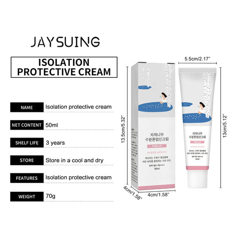 Sunscreen Spf 50+ Pa+++ Uv Protection Isolation Sunblock Refreshing Brightening Hydrating Waterproof Makeup Whit-ening Sun Cream