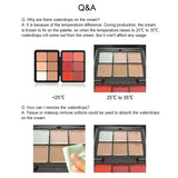 12-color concealer palette Matte highlighter contour makeup palette creamy