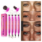Double Eyeliner Freckles Pen All-in-One Natural Waterproof Lasting Seal Spot Pen Natural Simulation