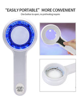 NEW Professional Dermatoscope Skin Medical Magnifier Detection Woods Lamp UVA Lamp For Vitiligo Detection