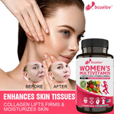 Women's Multivitamin Multimineral Supplement - Magnesium Biotin Calcium Zinc Selenium - Supports Joints Skin Nails
