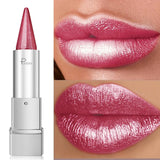 Waterproof and shimmery lipstick, waterproof and sweatproof, long-lasting and smudge-proof, not easy to smudge.