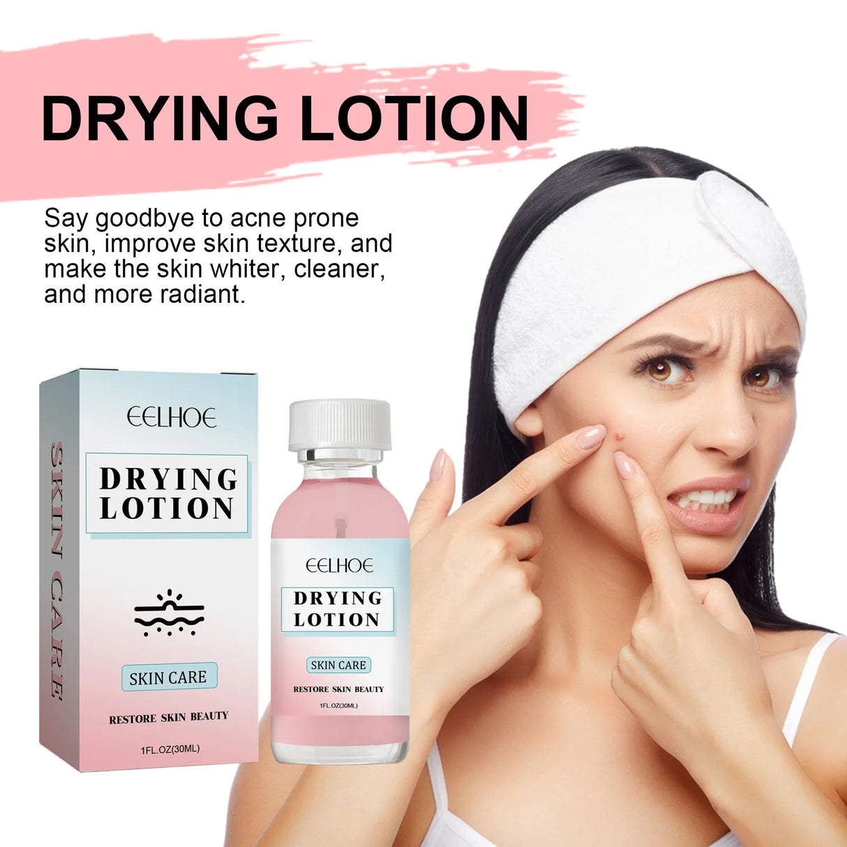 Salicylic Acid Facial Moisturizing Lotion Shrink Pores Nourishing Damaged Skin Treatment Acne Remove Spot Whitening Face Essence