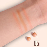 Long Lasting Roll-on Blush Shimmer Matte Finish with Brush 3D Glossy Texture for Daily Makeup Rich in Texture