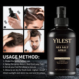 Sea Salt Hair Style Spray 170ml for Curly Hair Volume & Light Hold Salt Water Texturizing Spray for Men Women Hair Fixing Care