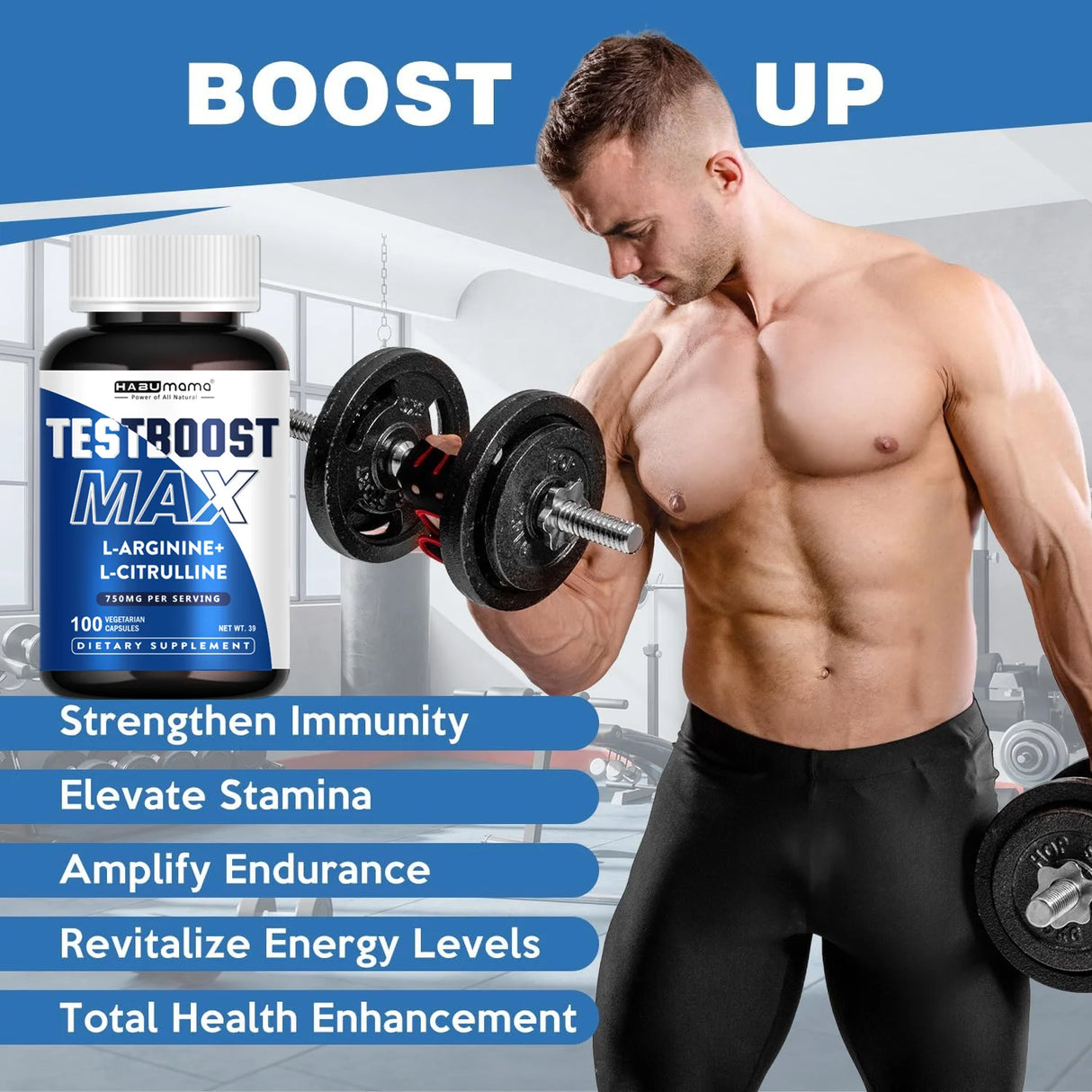 100pcs L-ARGININE Male Supplements for Vitality Renewal, Prolong Intimacy