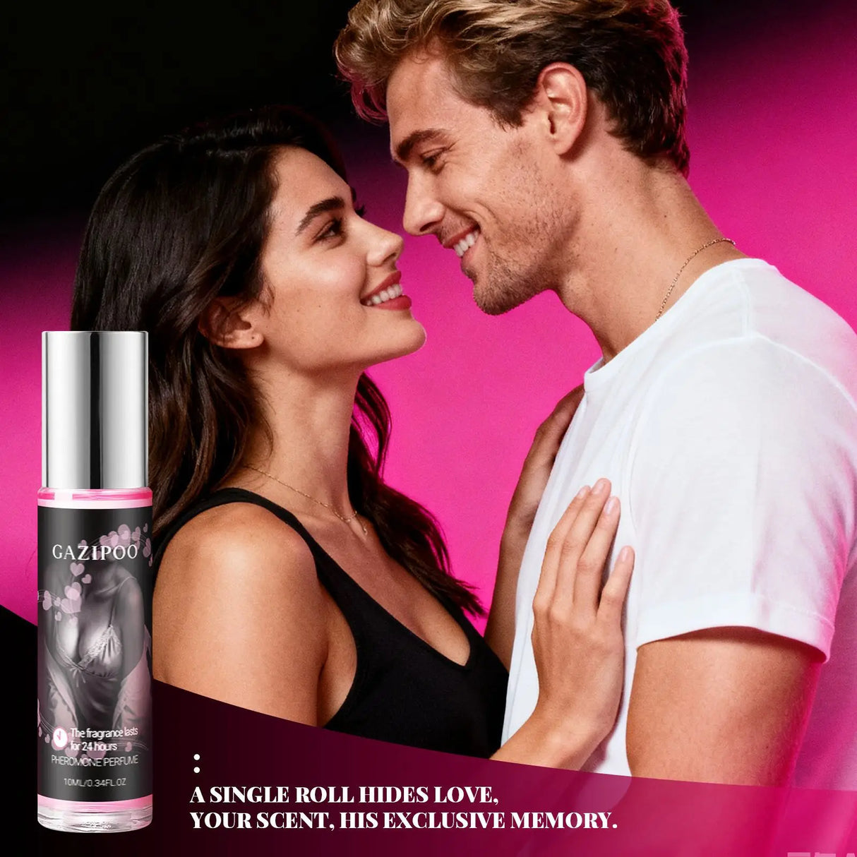 Pheromone Infused Perfume for Women, Natural Formula to Amplify Your Allure, Long Lasting Primal Attraction Scent for Dates