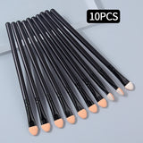 6/10/15PCS Super Soft Sponge Eyeshadow Brush Set, Double-Sided Blending Brush, Applicator Brush, Multi-Purpose Beauty Tool