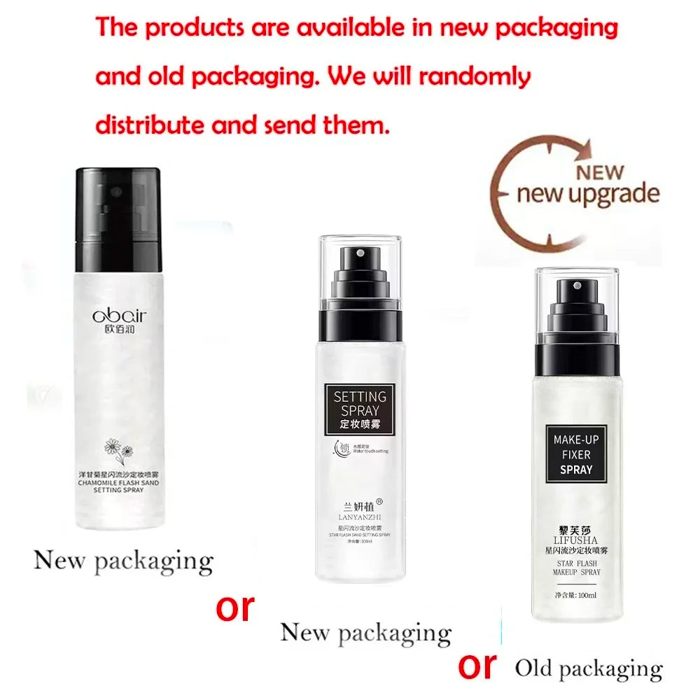 Makeup Fixer Spray Waterproof Sweatproof Long Lasting Oil Control Hydrating Makeup Fixing Setting Spray Cosmetics
