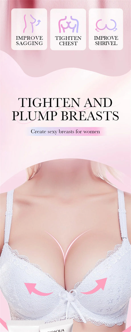 Fast Growth Breast Enlargement Cream Lift Firm Breast Improve Sagging Massage Chest Rapidly Body Moisturizing Smooth Bright Care