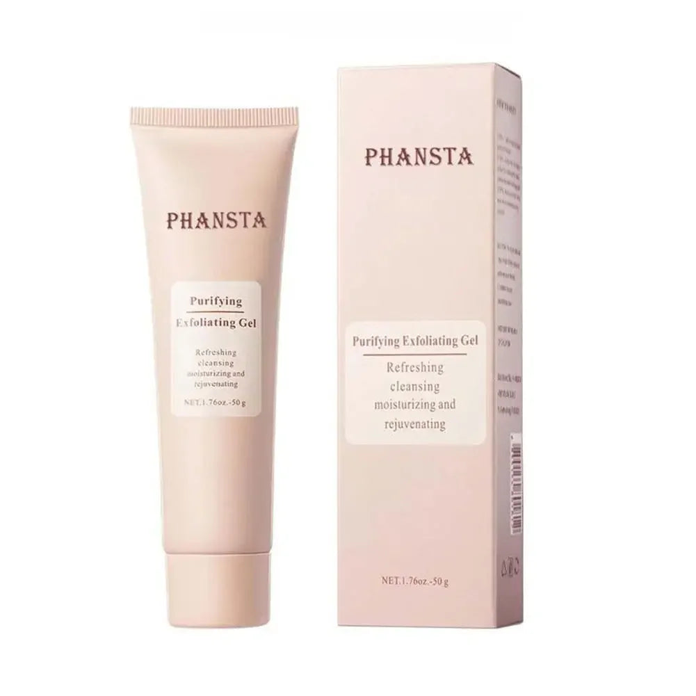 Face Exfoliating Gel Deep Cleansing Pores,Remove Dead Skin Purify Gentle Exfoliate Oil Control Moisturizing Face Scrub Skin Care
