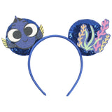 Newest Festival Party Cosplay Mouse Ears Headband 3.3" Ears Glitter Hairband Without Bow For Boys DIY Cartoon Hair Accessories