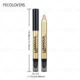 Pearlescent Green Color Highlighting Eyeshadow, Soft And Smooth Texture, Exclusive For Summer, Highlighting Eyeshadow