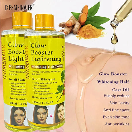 Super Moisturizing Body Care Oil Correcting Meridian Spa Relaxation Oil Arbutin Hydrates Skin With Turmeric Retinol Massage Oil
