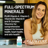 Organic Multivitamin for Women - Whole Food with B-Complex, Vitamin C, D3 & K2 for Immunity, Stress, Hair, Skin & Nails