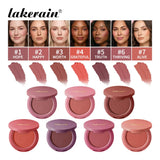 Lakerain Soft Poke Matte Blush Fresh Silky-smooth Skin Finish Long Lasting Luminosity Moisturizing Natural Matte Bouncy Blusher