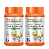 Organic Taurine Pills - 60 Tablets 100% Pure Non-GMo Supports Reproductive Health Natural Energizer