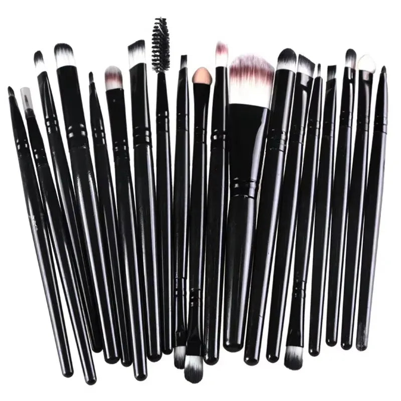 20Pcs Makeup Brush Set Beauty Makeup Concealer Brush Blush Loose Powder Brush  Highlighter Foundation Eye Shadow Brush Tools