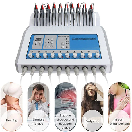 New Russian Waves Microcurrent EMS Electric Muscle Stimulator Body Massager Weight Loss Electro Myostimulation Machine