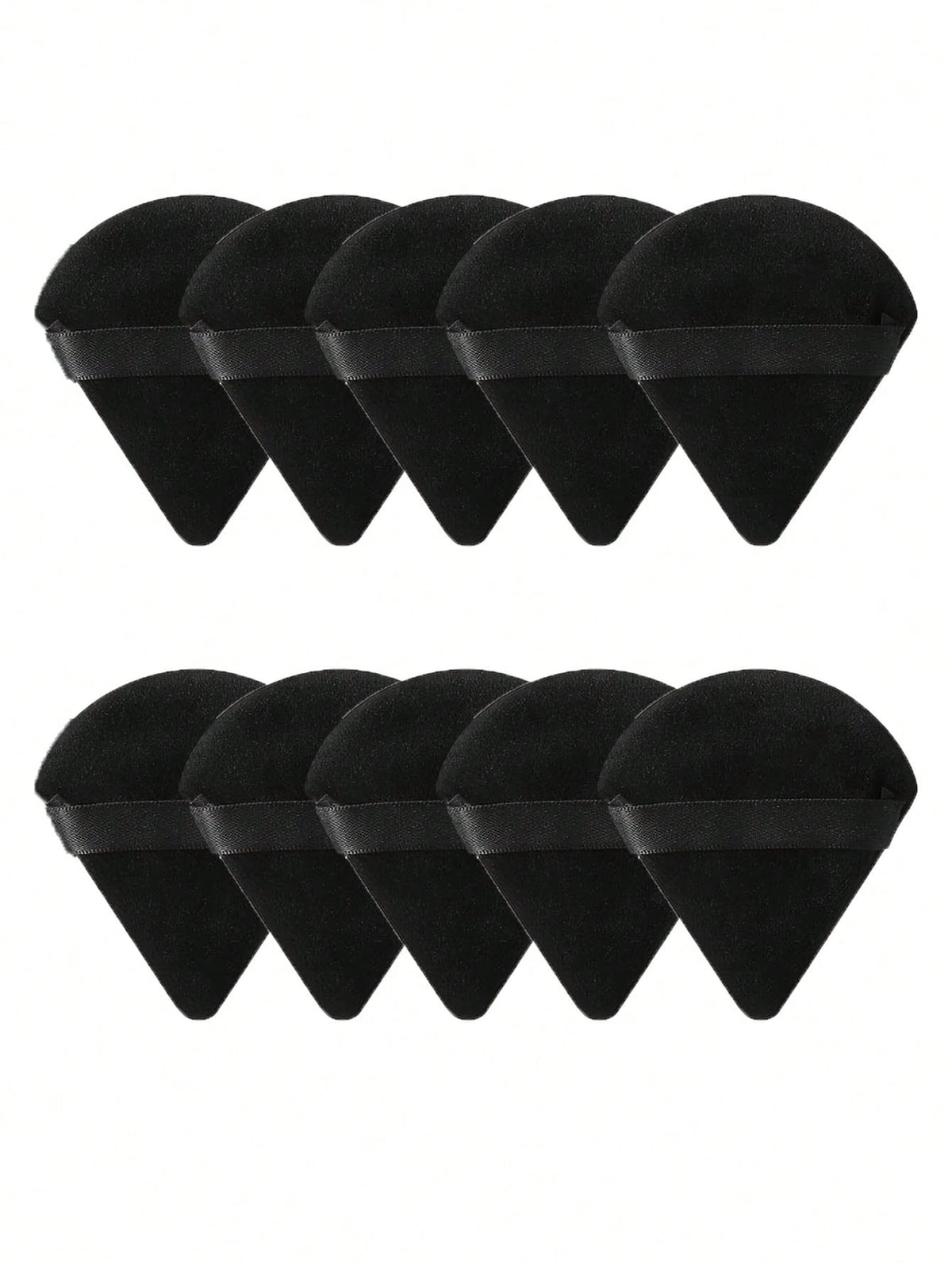 50/40/30/20/10/5 Triangular Velvet Puffs, Reusable Puffs, Face and Eye Makeup Puffs, Foundation Make-up Powder Makeup Tools
