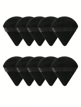 50/40/30/20/10/5 Triangular Velvet Puffs, Reusable Puffs, Face and Eye Makeup Puffs, Foundation Make-up Powder Makeup Tools