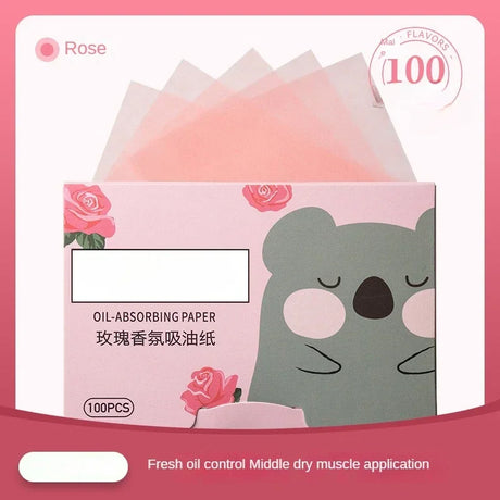 100Pcs New Face Oil Blotting Paper Protable Matting Face Wipes Facial Cleanser Oil Control Oil-absorbing Face Cleaning Tools