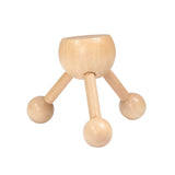 1 Pcs Neck Back 3/4-Leg Massage Roller Wooden Head Scalp Massager Octopus Claws Relax SPA Tools For Hair Growth Stress Relief