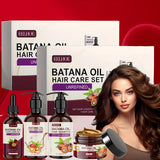 Batana Oil Hair Care Set - Shampoo, Conditioner, Hair Mask and Scalp Oil for All Hair Types