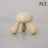 1 Pcs Neck Back 3/4-Leg Massage Roller Wooden Head Scalp Massager Octopus Claws Relax SPA Tools For Hair Growth Stress Relief
